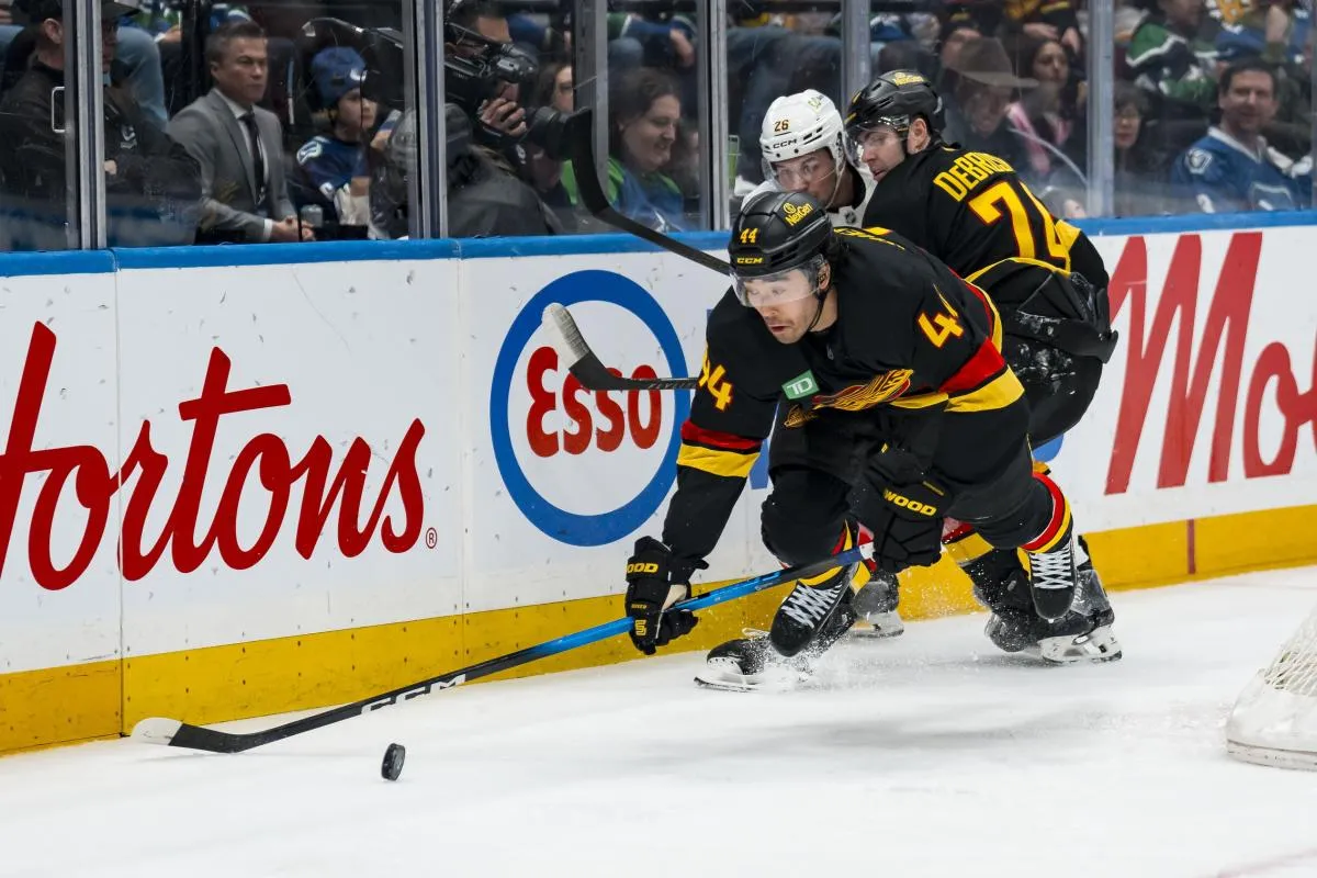 Vancouver Canucks' Kiefer Sherwood breaks his silence on being at the centre of persistent trade rum