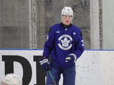 Toronto Maple Leafs prospect Tinus Luc Koblar
