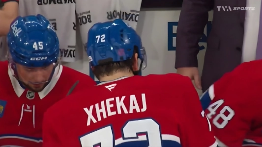 Sequence involving Montreal Canadiens defenseman Arber Xhekaj.