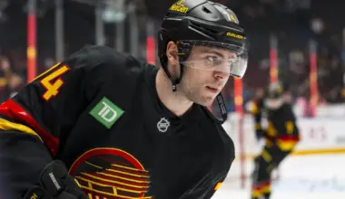 Vancouver Canucks head coach Adam Foote make strong example out of Jake DeBrusk
