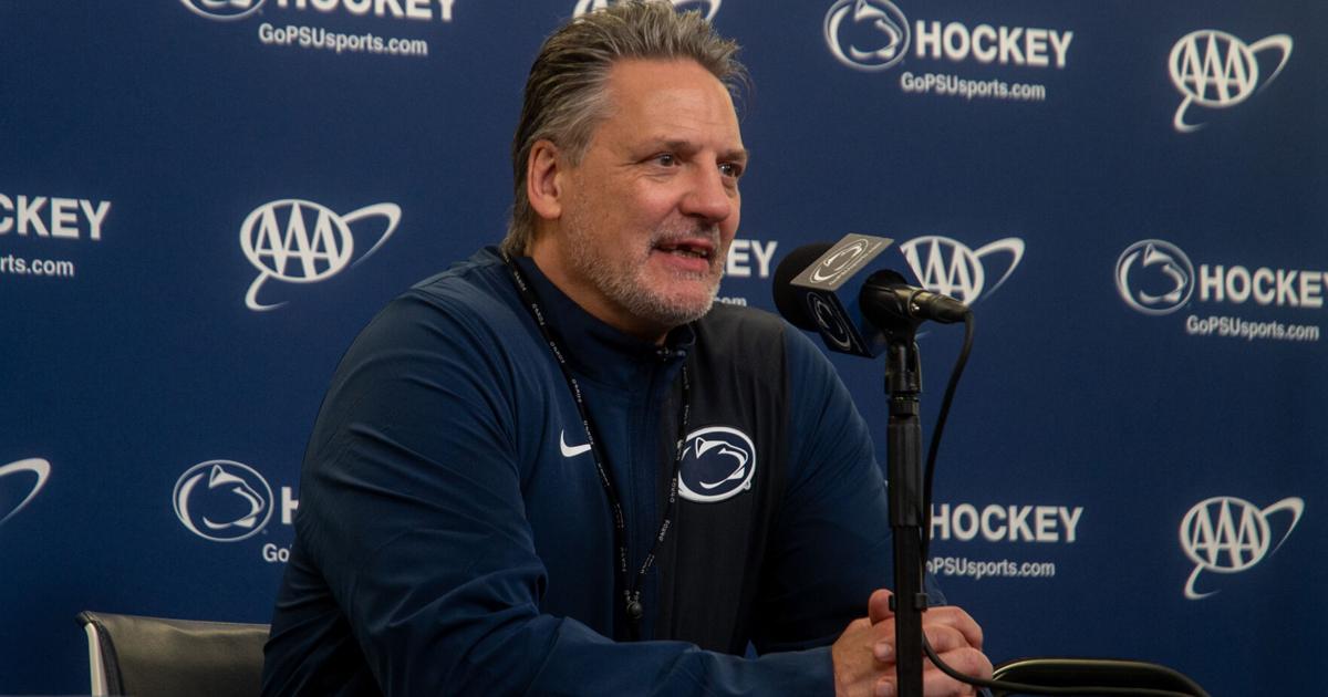 Penn State hockey Guy Gadowsky talks outdoor game, injuries | Penn State Men's Hockey News