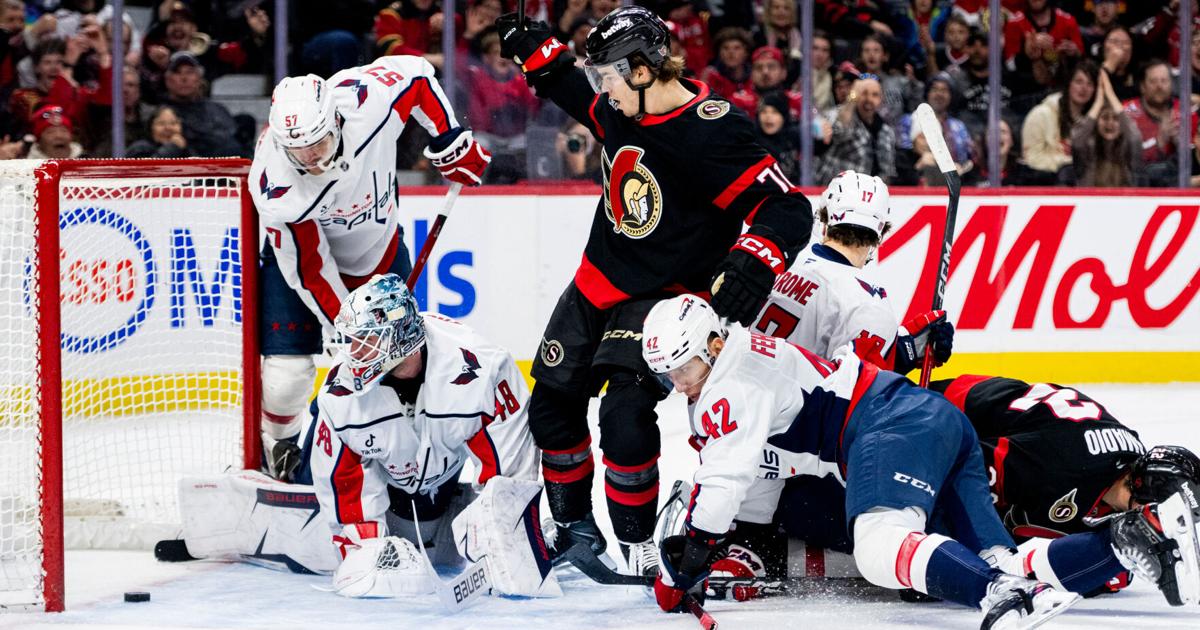 Zetterlund's 10th goal of the season late in the 3rd period gives Senators a 4-3 win over Capitals | National Sports