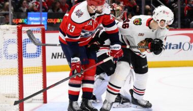 Capitals, Team Canada forward Tom Wilson leaves game with an apparent leg injury | Pro National Sports