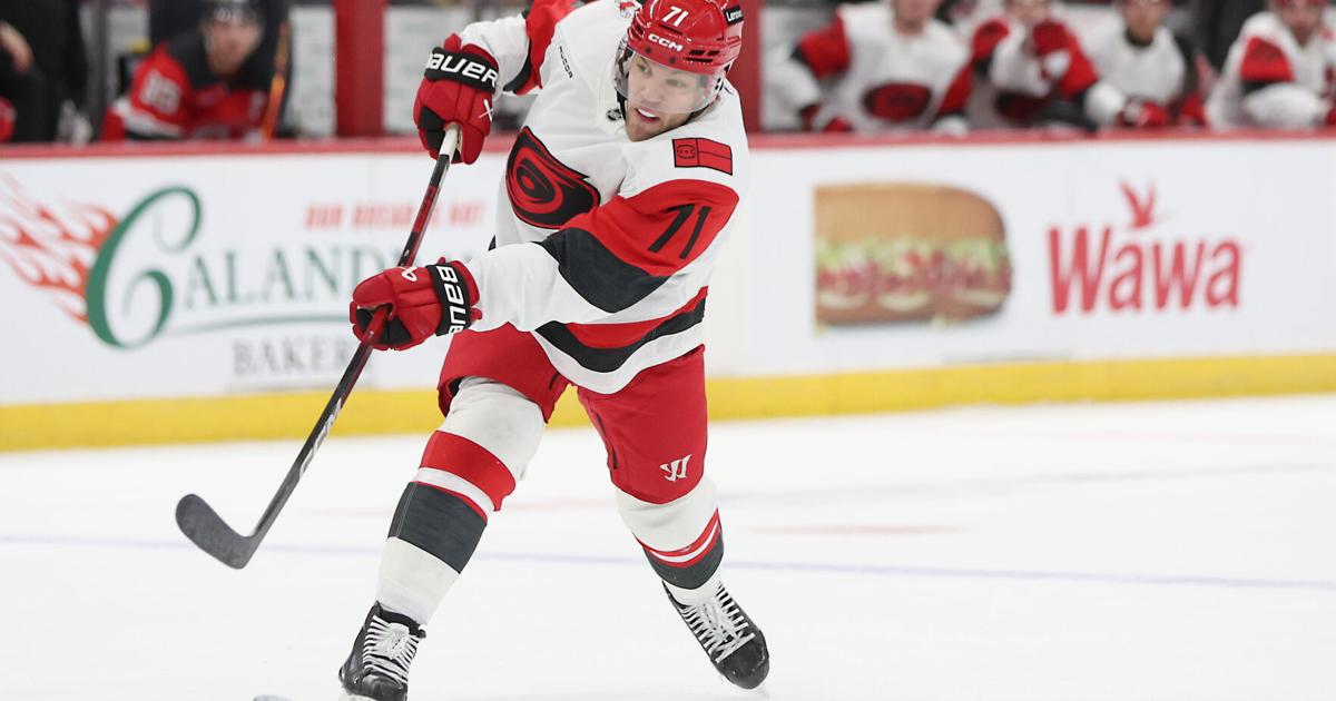 Hall has goal and assist as Hurricanes beat Devils 3-1 to snap 3-game losing streak | Sports