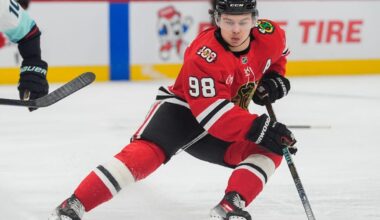 Blackhawks C Connor Bedard steps up his rehab in his return from a shoulder injury | National Sports