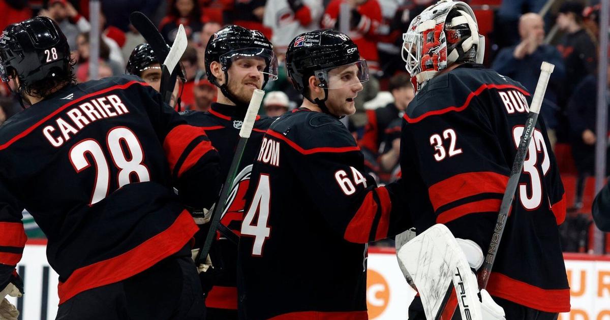 Miller scores twice, Svechnikov adds four assists as Hurricanes beat Stars 6-3