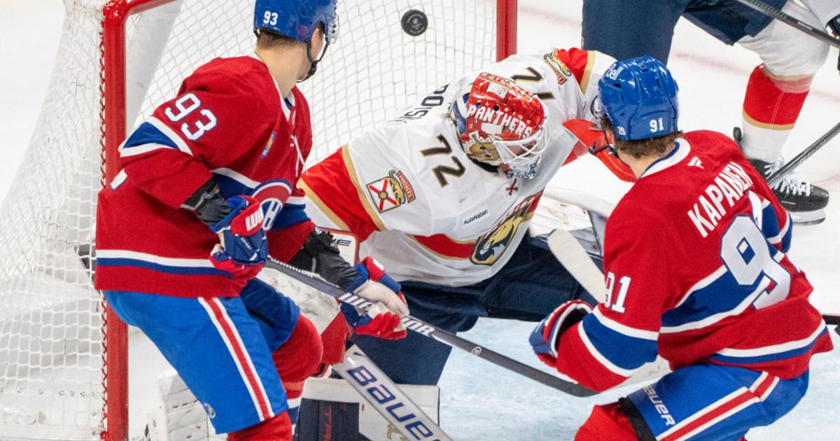 Alexandre Texier has hat trick in the Canadiens' 6-2 victory over the Panthers | National Sports