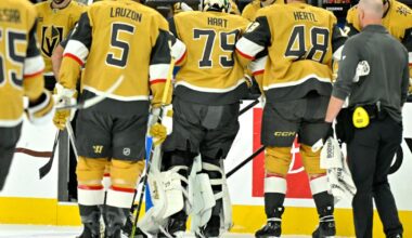 Golden Knights goalie Carter Hart is out week to week with a lower-body injury | National Sports