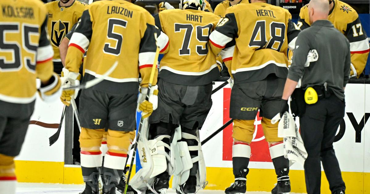 Golden Knights goalie Carter Hart is out week to week with a lower-body injury | National Sports