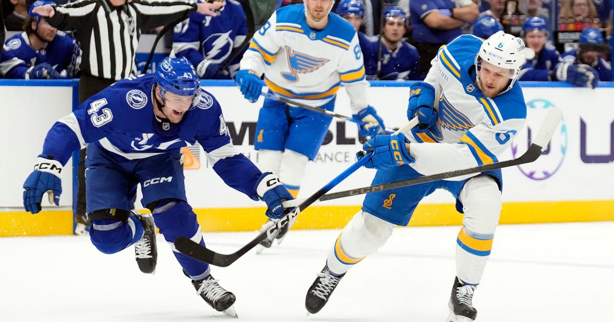 Blues' Philip Broberg signs 6-year, $48M extension and then is injured vs. Golden Knights | Pro National Sports