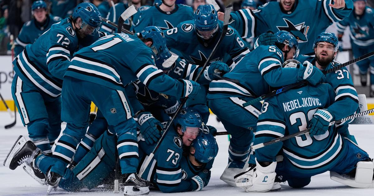 Toffoli gets 2nd goal of game in OT to rally Sharks to 5-4 win over Stars | National Sports