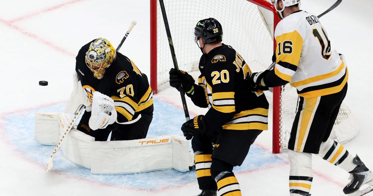 Joonas Korpisalo stops 27 shots in Bruins' 1st shutout of the season; 1-0 win over Penguins |