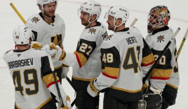 Hertl scores twice in 5-point game, Golden Knights beat Sharks 7-2 for 4th win in a row | Sports