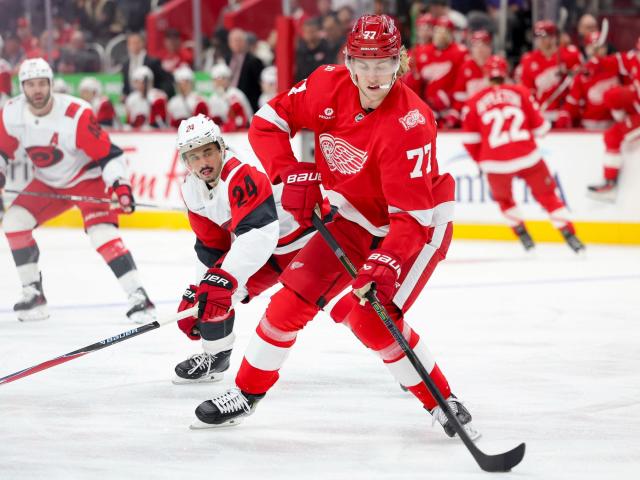 Copp scores in OT, lifts Red Wings to 4-3 win over Hurricanes after retiring Sergei Fedorov's jersey :: WRALSportsFan.com