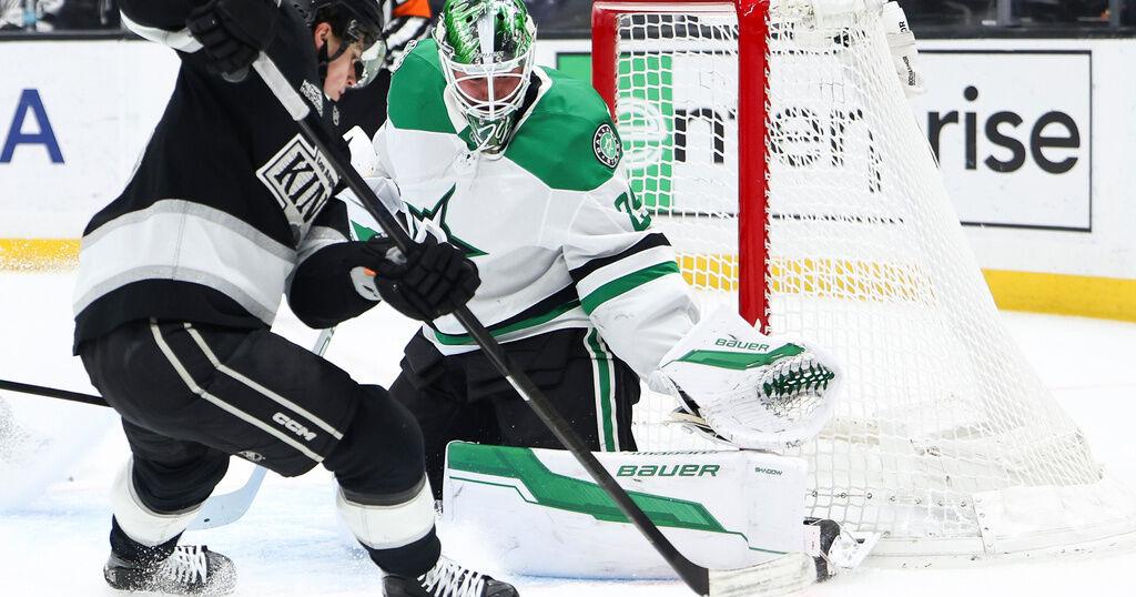 Jason Robertson strikes late in the third period to help send Stars to 3-1 victory over Kings | Local Sports