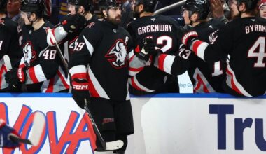 Thompson's hat trick powers Sabres past Canadiens 5-3