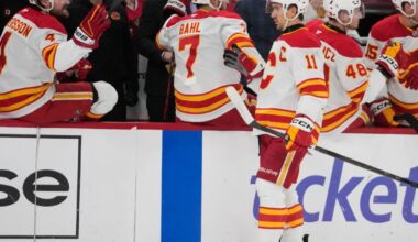 Backlund and Sharangovich lead Flames to 3-1 road win over Blackhawks | Sports