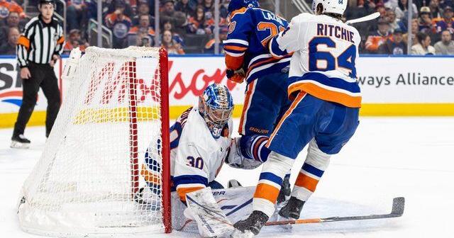 Sorokin enjoys 'outstanding' performance with NHL-leading fifth shutout vs. Oilers | National Sports