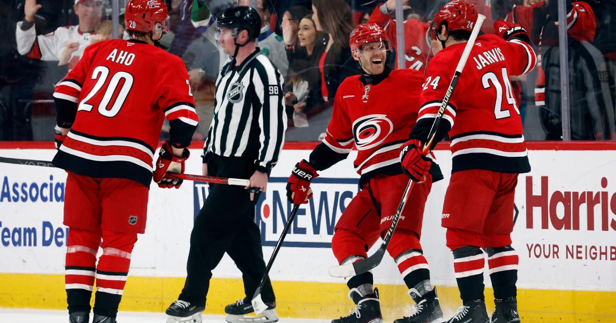 Ehlers' hat trick leads Hurricanes to 9-1 rout of Panthers | Sports