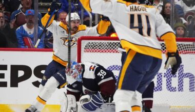 O'Reilly nets hat trick as Predators hand Avalanche 1st home loss in regulation, 7-3 | National Sports
