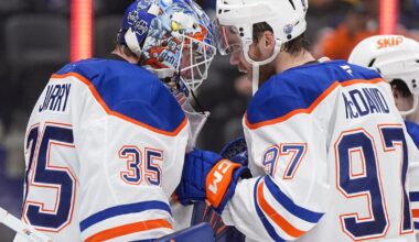 Jarry makes 31 saves in Oilers' 6-0 victory as Canucks drop 10th straight | Sports