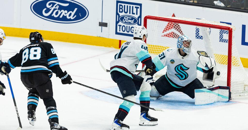 Nate Schmidt scores twice to help Mammoth beat Kraken 6-3 | Sports