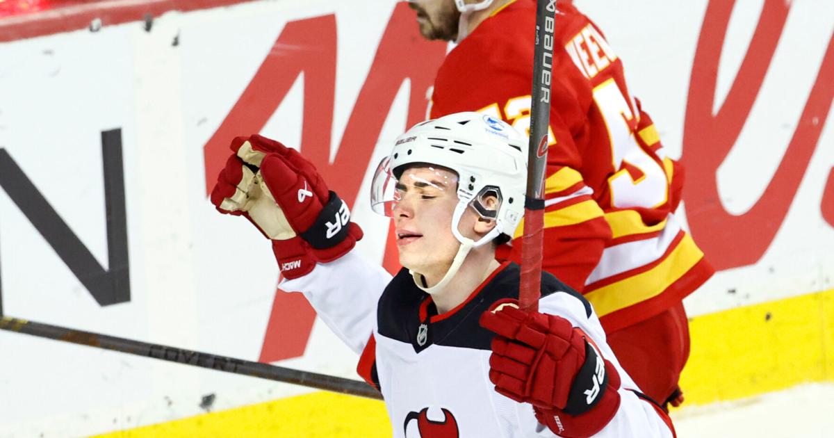 Simon Nemec scores in OT to lift the Devils past the Flames, 2-1 | National Sports