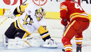 Stuart Skinner stops 18 shots and helps Penguins to a 4-1 win over the Flames | Sports