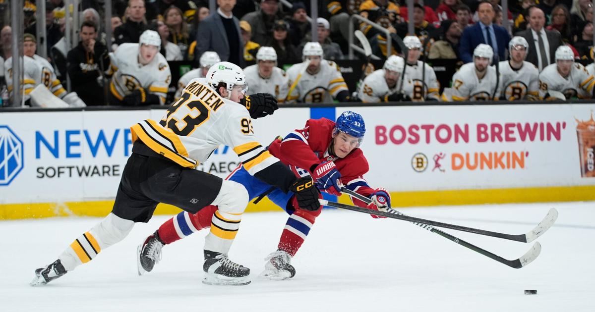 Bruins edge Canadiens 4-3 | Sports