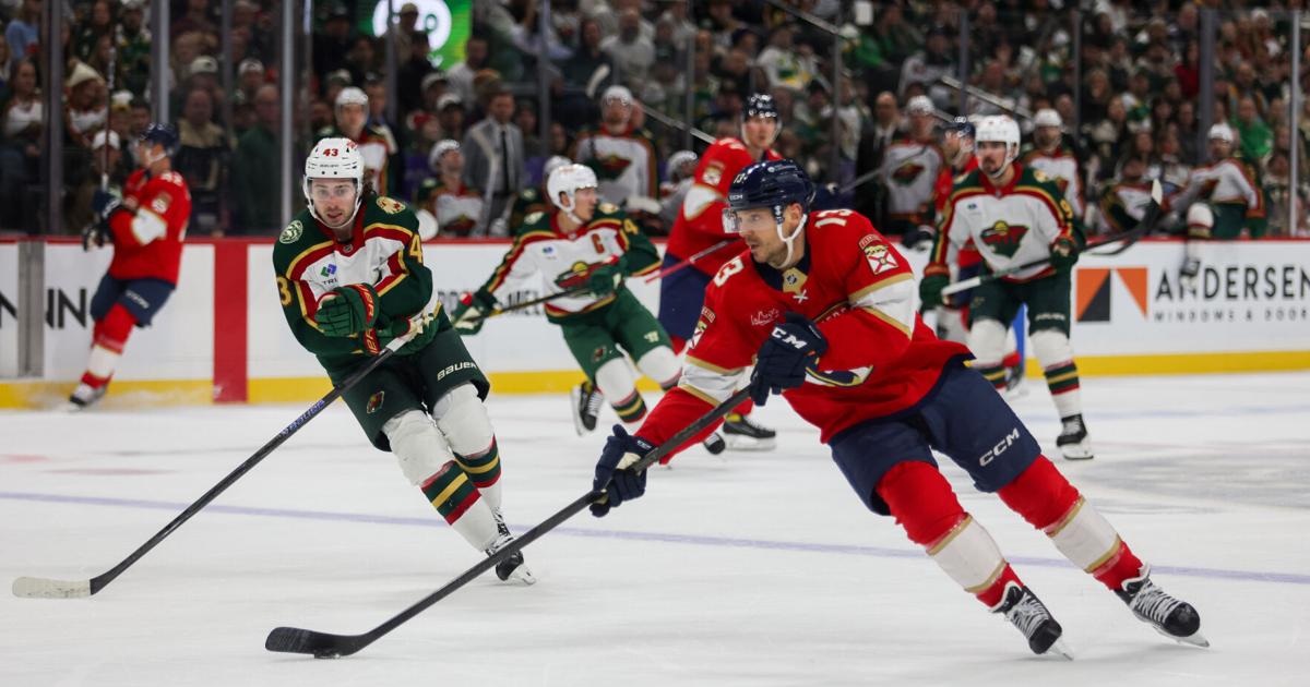Brad Marchand scores 2, including decisive OT goal, in Panthers 4-3 win over Wild | National Sports