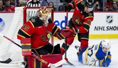 Goaltender Linus Ullmark to return as backup for Senators' game vs. Golden Knights | National Sports