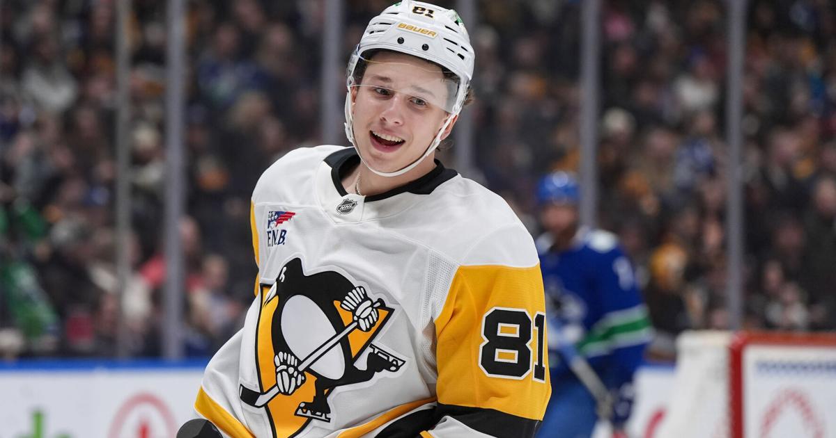 Rookie Ben Kindel scores twice, leads Penguins to a 3-2 win over the Canucks | National Sports