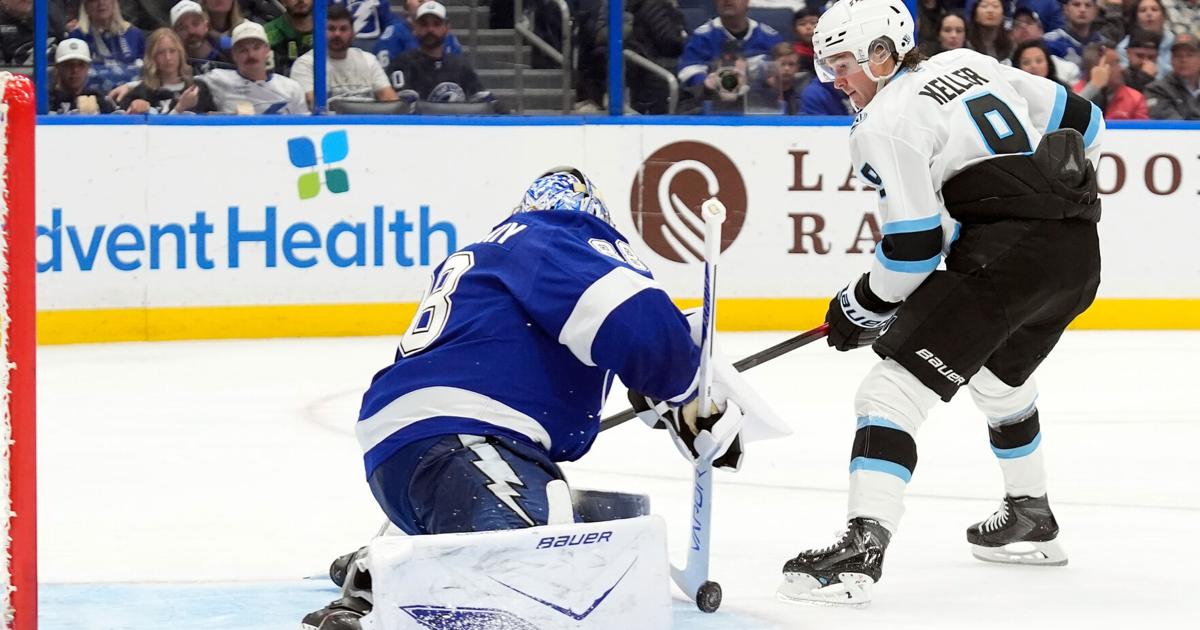 Andrei Vasilevskiy makes 28 saves in 2nd shutout of season as Lightning blank Mammoth 2-0 | Associated Press