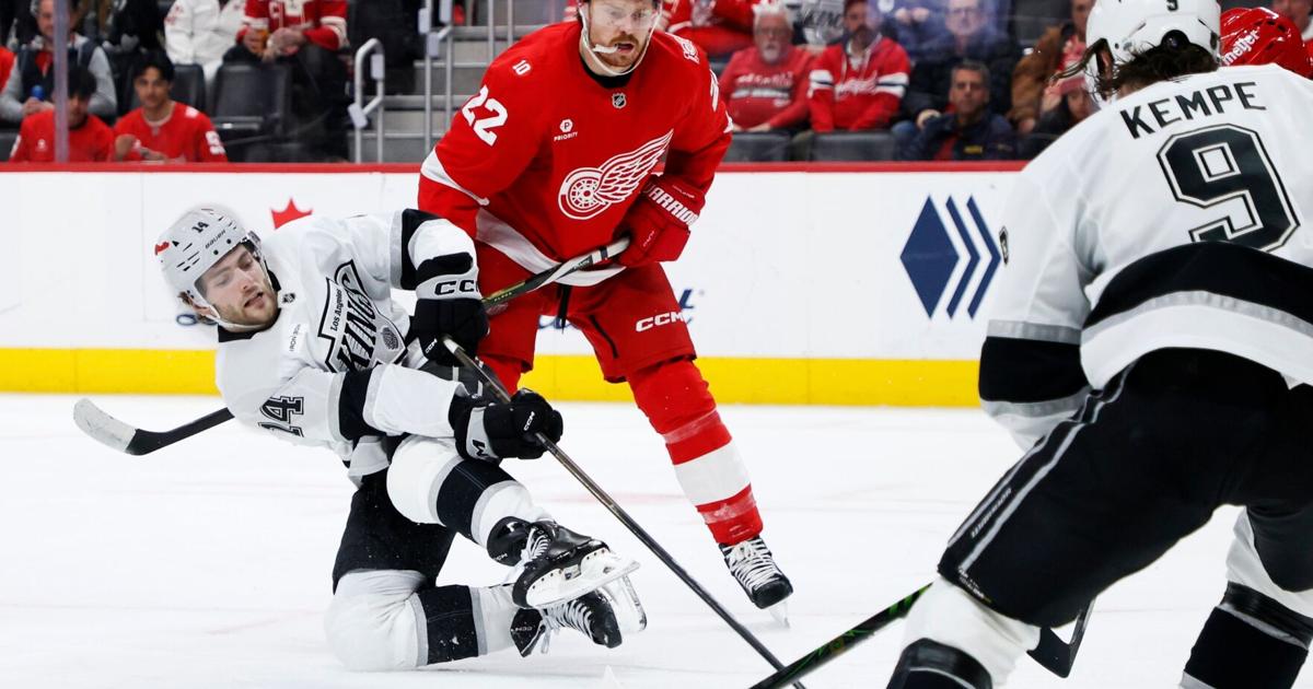 Detroit's Patrick Kane ties Modano for American-born NHL points mark in 3-1 loss to Kings | National Sports