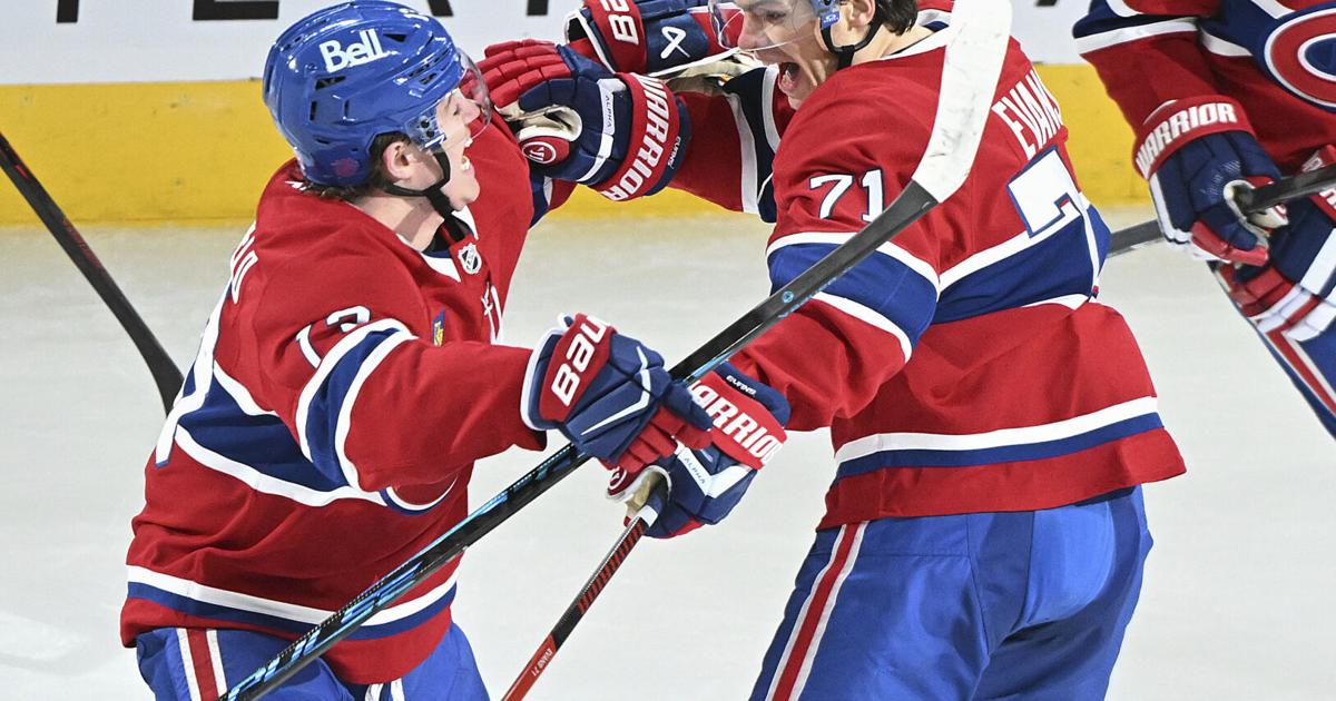 Jake Evans scores in overtime to lift Canadiens past Golden Knights 3-2 | Sports