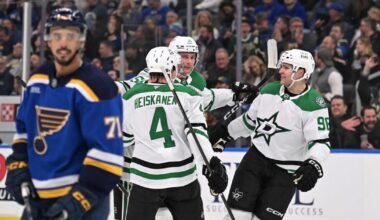 Harley's late goal lifts Stars past Blues, 4-3 | Sports