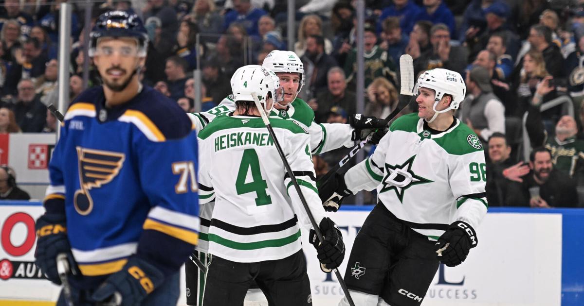 Harley's late goal lifts Stars past Blues, 4-3 | Sports