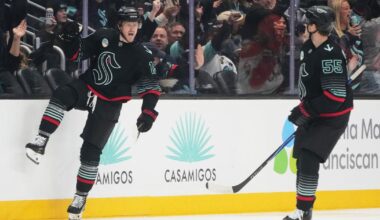 McCann has 2 goals and 2 assists to lead the Kraken to a 5-1 win over the Capitals | National Sports