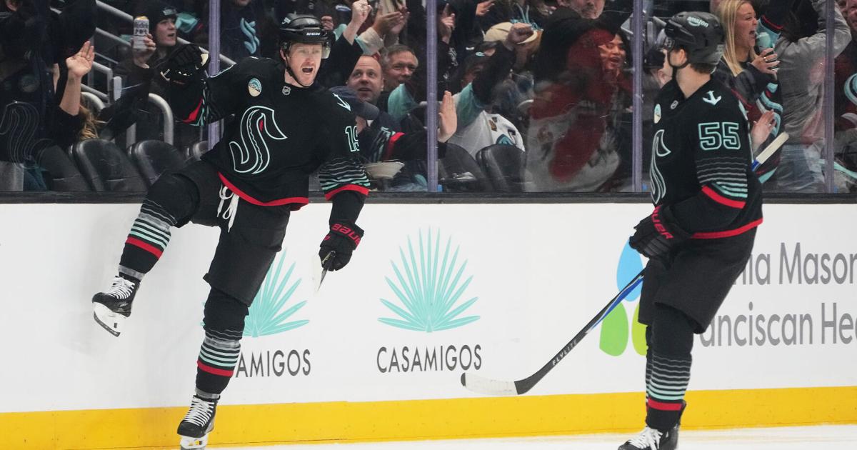 McCann has 2 goals and 2 assists to lead the Kraken to a 5-1 win over the Capitals | National Sports