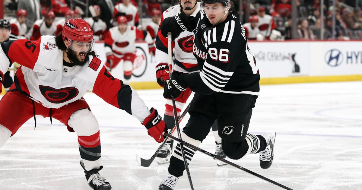Devils' Jack Hughes leaves game 2 weeks before US opens play at the Olympics |