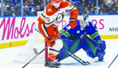 Tolopilo makes 32 saves in Canucks’ win over Ducks | Sports