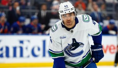 Vancouver Canucks focused on re-signing Kiefer Sherwood as trade deadline sits two months away