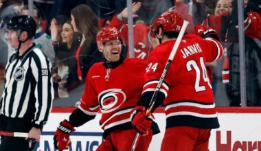 Nicolaj Ehlers' hat trick leads Carolina Hurricanes to rout of Florida Panthers