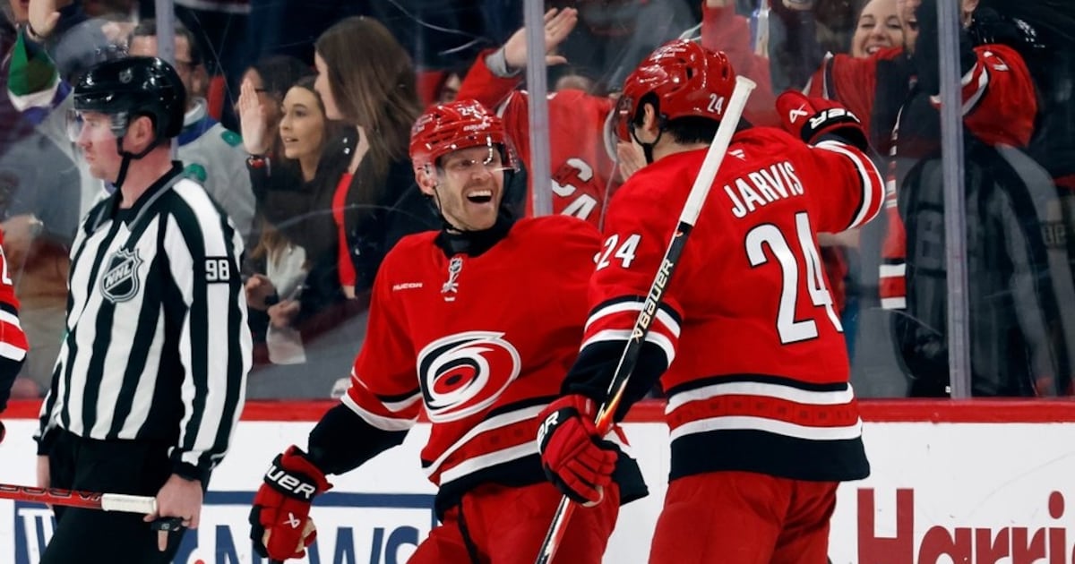 Nicolaj Ehlers' hat trick leads Carolina Hurricanes to rout of Florida Panthers