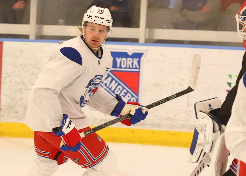 Rangers Rookie Brennan Othmann (78) when the New York Rangers held their training camp Wednesday, September 10, 2025 at Madison Square Garden Training Center in Greenburgh, NY. Robert Sabo for NY Post