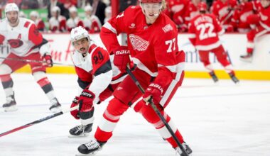 Copp scores in OT, lifts Red Wings to 4-3 win over Hurricanes after retiring Sergei Fedorov's jersey :: WRAL.com