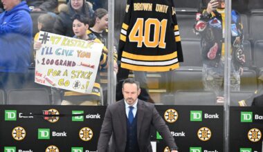 Boston Bruins honor Brown shooting victims with jersey at Dec. 16 game