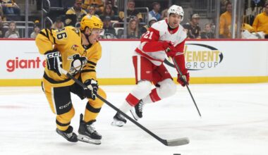 Detroit Red Wings earn point in 4-3 OT loss to Pittsburgh Penguins