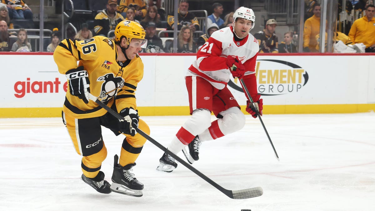 Detroit Red Wings earn point in 4-3 OT loss to Pittsburgh Penguins