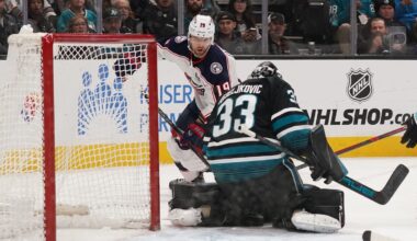 Blue Jackets drop second in a row to open road trip against Sharks